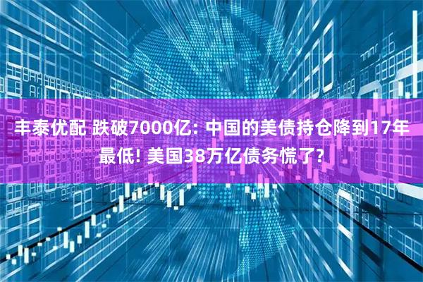 丰泰优配 跌破7000亿: 中国的美债持仓降到17年最低! 美国38万亿债务慌了?